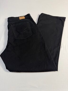 Signature by Levi Strauss Women's Mid Rise Bootcut Black Jeans Size 18.    1807